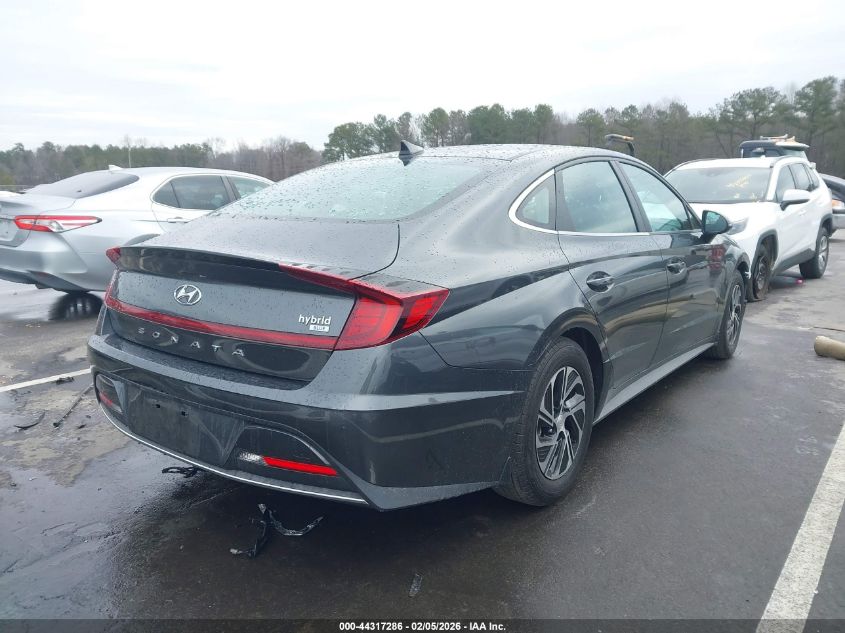 2022 Hyundai Sonata Hybrid Blue