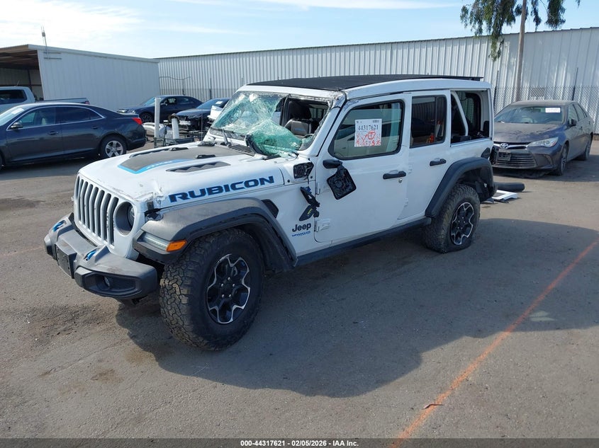 2022 Jeep Wrangler 4Xe Unlimited Rubicon 4X4