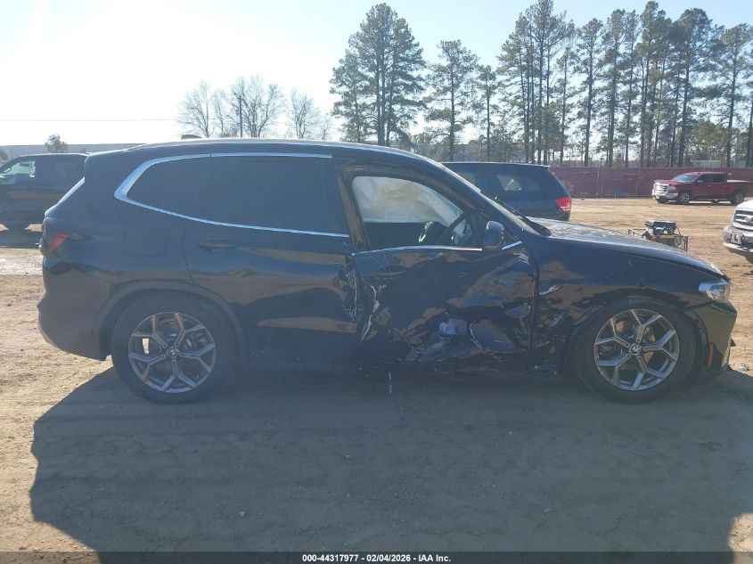 2022 BMW X3 Sdrive30I VIN: 5UX43DP00N9L35735 Lot: 44317977