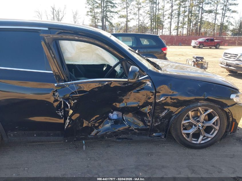 2022 BMW X3 Sdrive30I VIN: 5UX43DP00N9L35735 Lot: 44317977