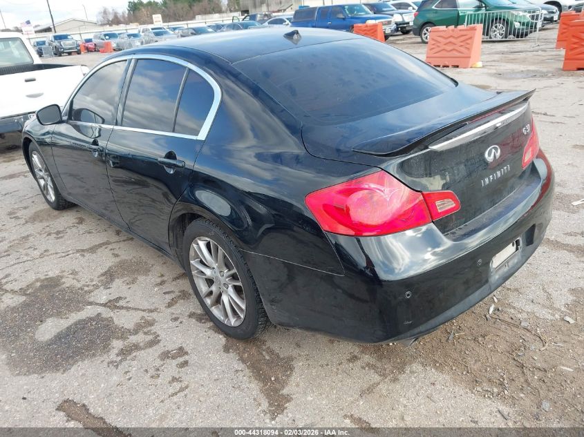 2011 Infiniti G37 Journey