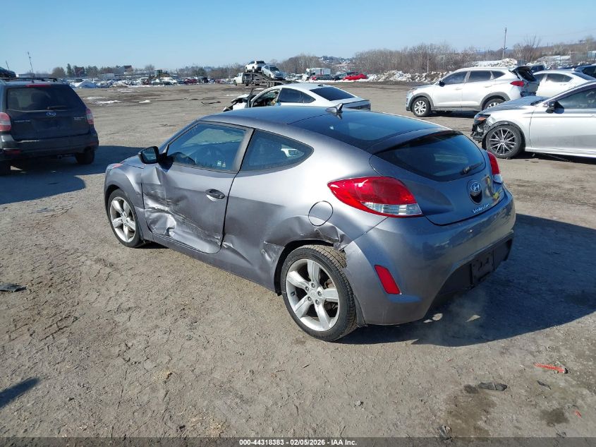 2012 Hyundai Veloster Base W/Black