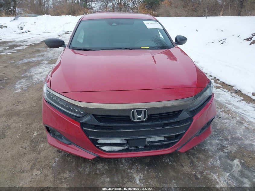 VIN 1HGCV1F3XMA082083 2021 HONDA ACCORD SPORT