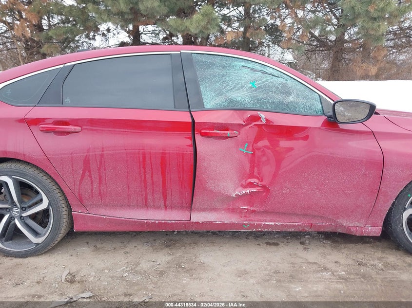 VIN 1HGCV1F3XMA082083 2021 HONDA ACCORD SPORT
