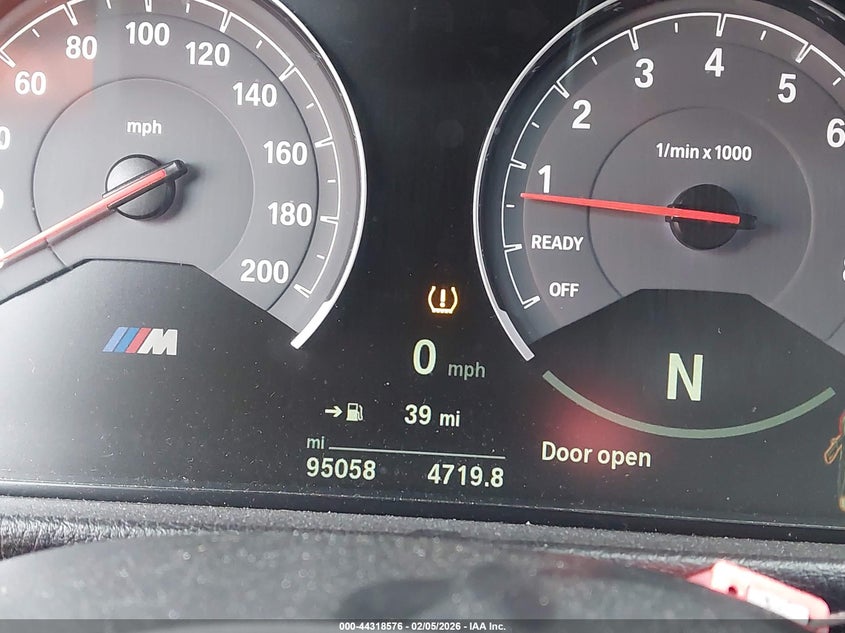 2015 BMW M3 VIN: WBS3C9C53FP805631 Lot: 44318576