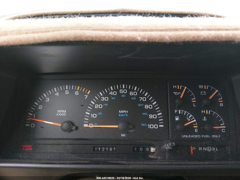 1993 Dodge Grand Caravan Le/Es VIN: 1B4GH54R9PX502291 Lot: 44319028