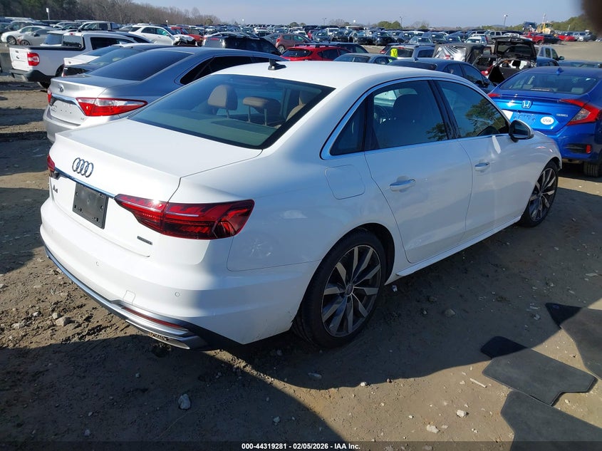 2021 Audi A4 Premium 40 Tfsi Quattro S Tronic