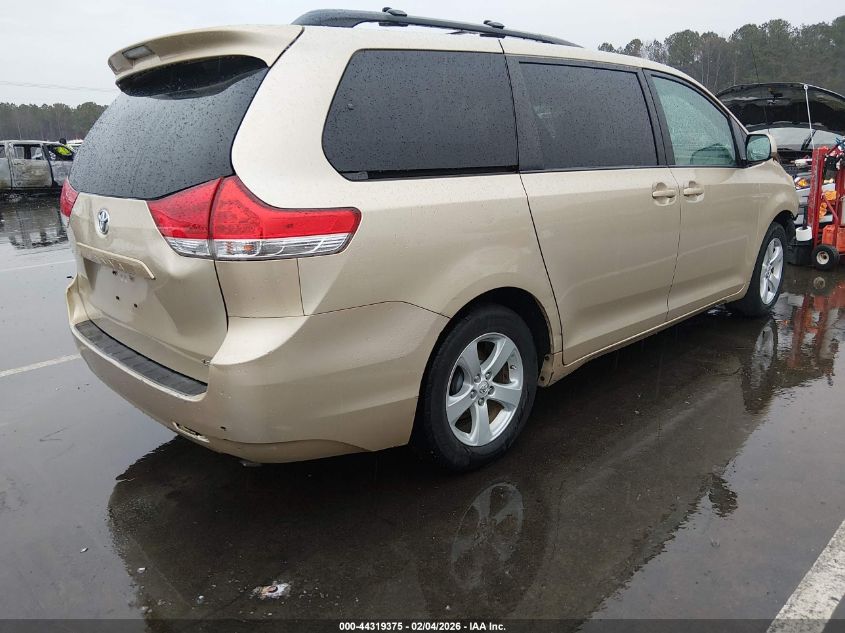 2013 Toyota Sienna Le V6 8 Passenger