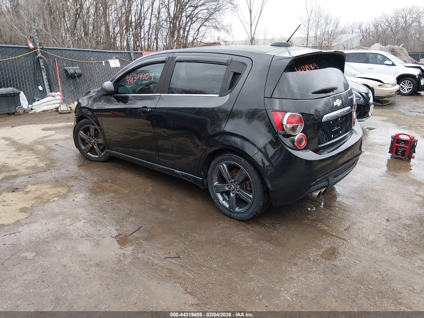 2015 Chevrolet Sonic Rs Manual