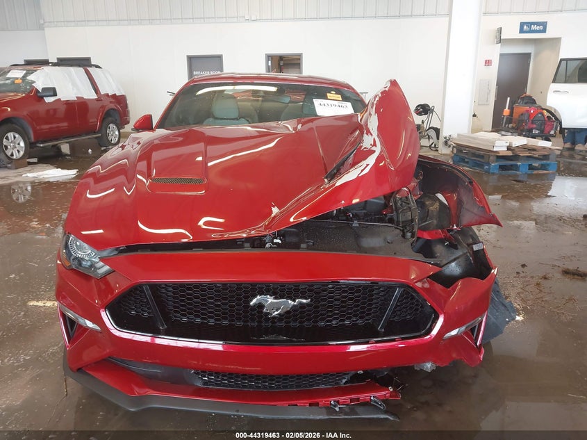 2021 Ford Mustang 5.0 Gt Fastback red Lot 111044319463 Vin 1FA6P8CF6M5152805