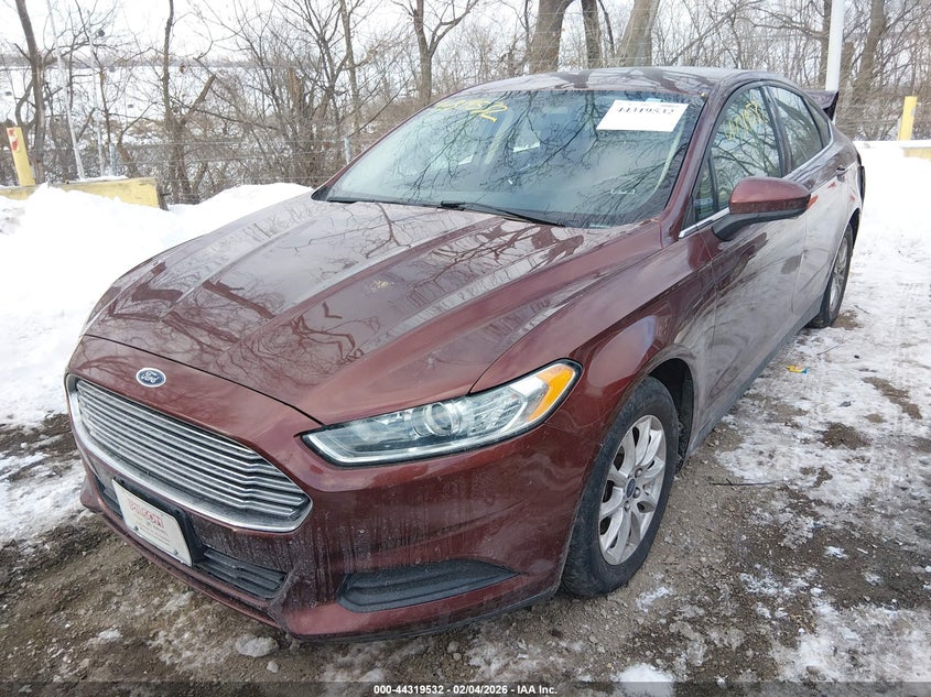 Vin: 3fa6p0g76gr236824, lot: 44815937, ford fusion s 20162