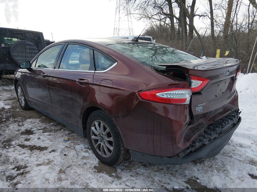 2016 FORD FUSION auction photo 3
