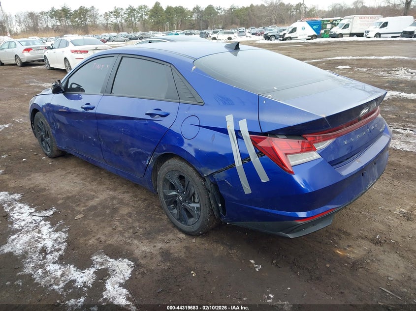 2023 Hyundai Elantra Hybrid Blue