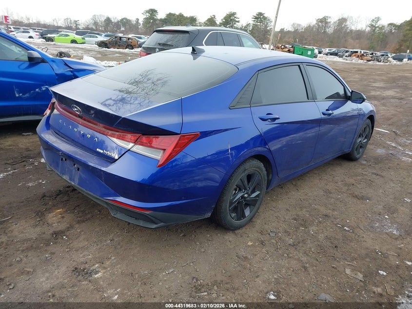 2023 Hyundai Elantra Hybrid Blue