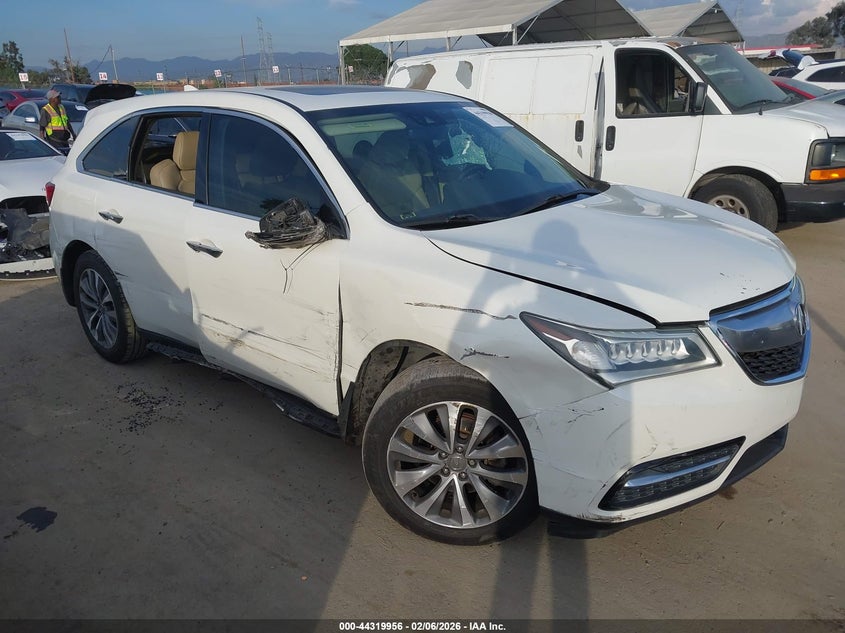 2016 Acura Mdx Technology Acurawatch Plus Packages/Technology Package