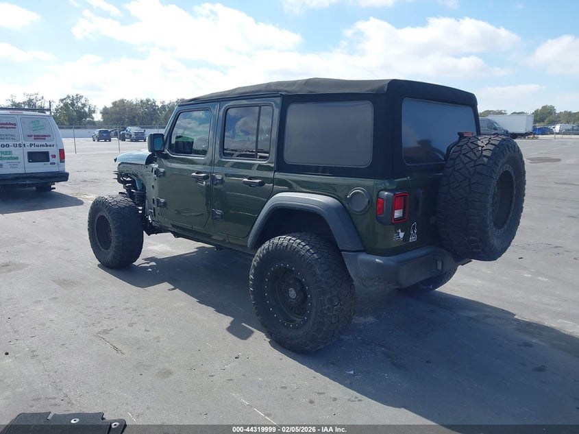 2021 JEEP WRANGLER UNLIMITED 2.0L I-4 DI, DOHC, T(VIN: 1C4HJXDN3MW596142