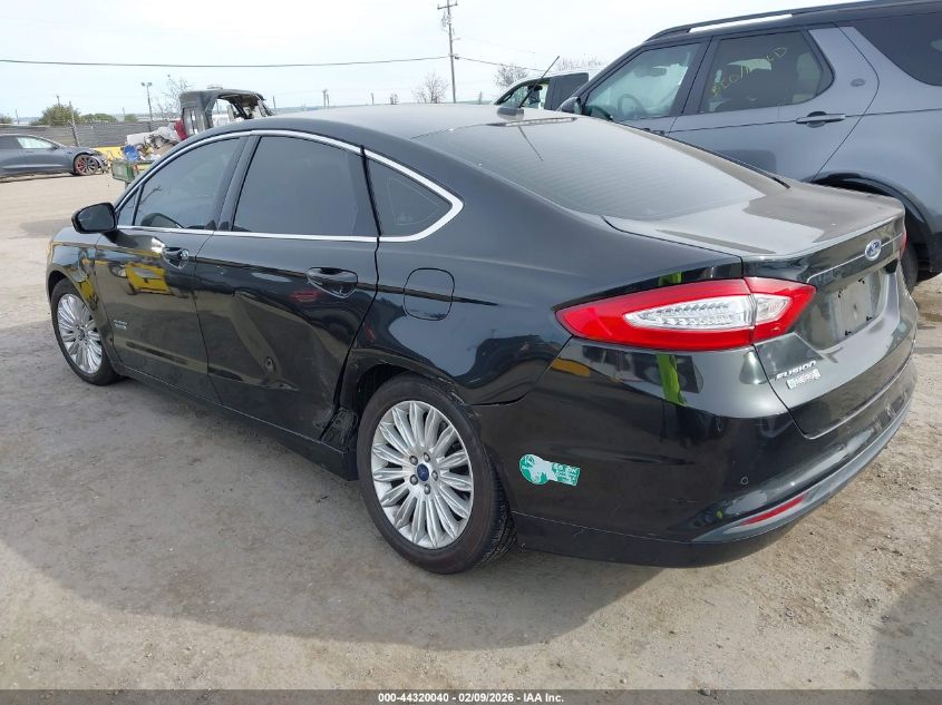 2015 Ford Fusion Energi Se Luxury