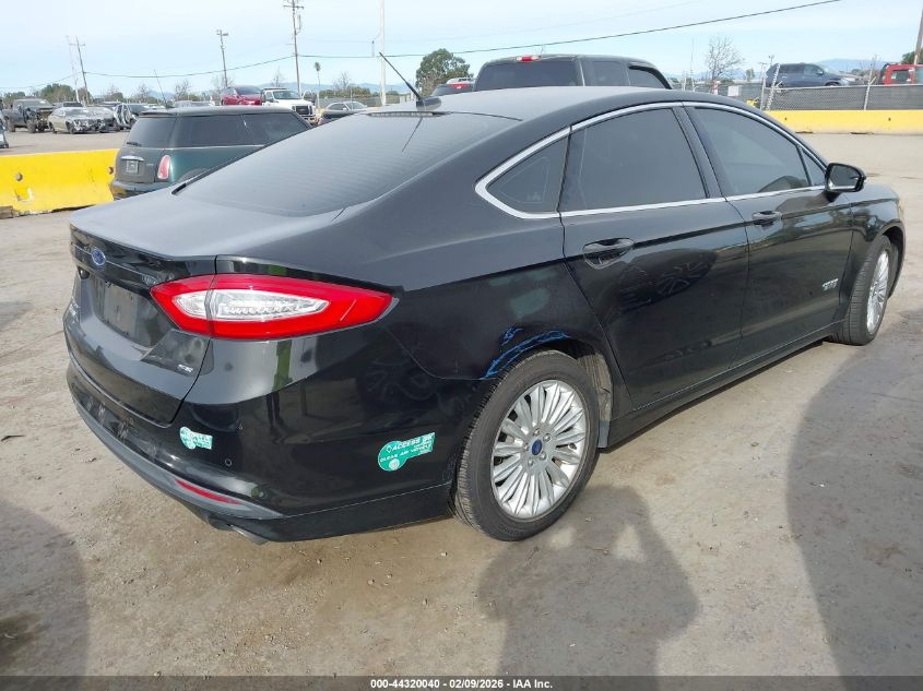 2015 Ford Fusion Energi Se Luxury