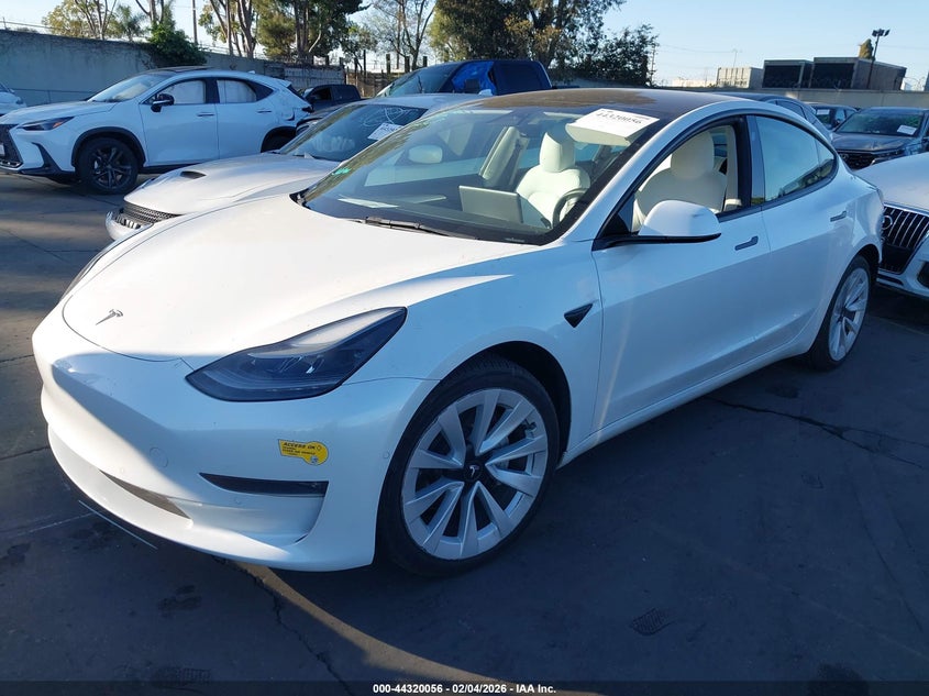 2022 Tesla Model 3 Long Range Dual Motor All-Wheel Drive