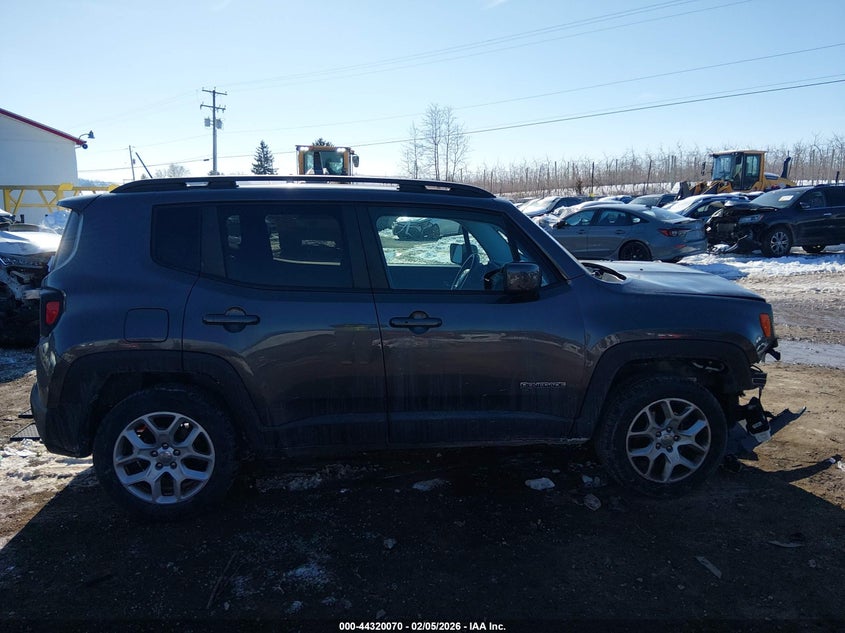 2017 Jeep Renegade 2.4 Latitude 4X4 grey Lot 111044320070 Vin ZACCJBBB4HPF75826