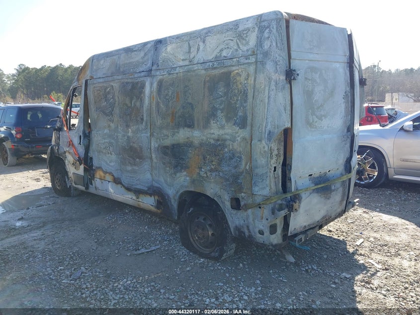 Vin: 3c6lrvbg3me578222, lot: 44816522, ram promaster 1500 high roof 136 wb 20213