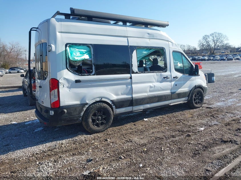 Vin: 1fbax2xm5hkb08395, lot: 44816673, ford transit-350 xlt 20174