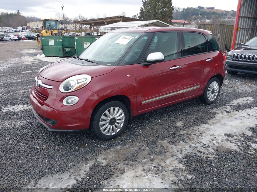 Vin: zfbcfach7fz032258, lot: 44816695, fiat 500l lounge 20152