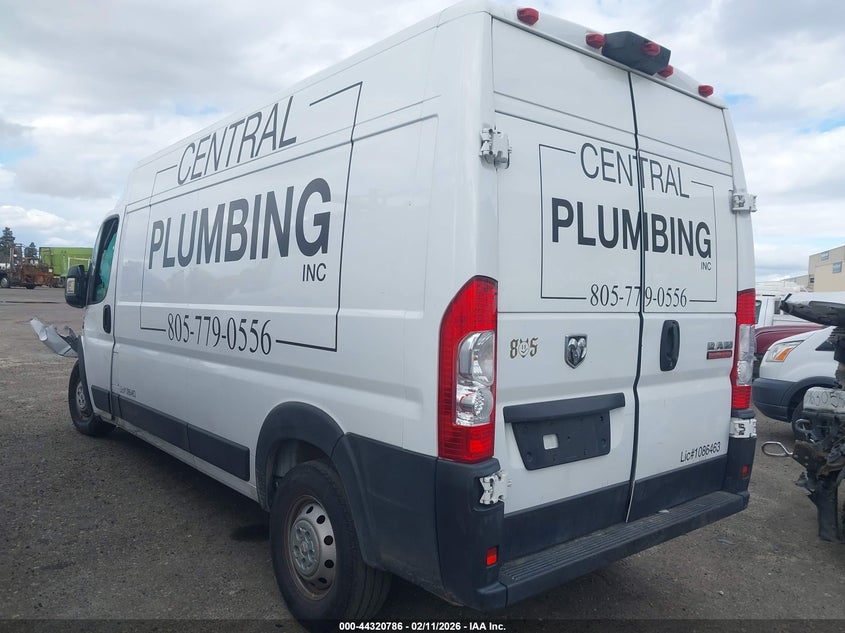 2021 Ram Promaster 2500 High Roof 159 Wb