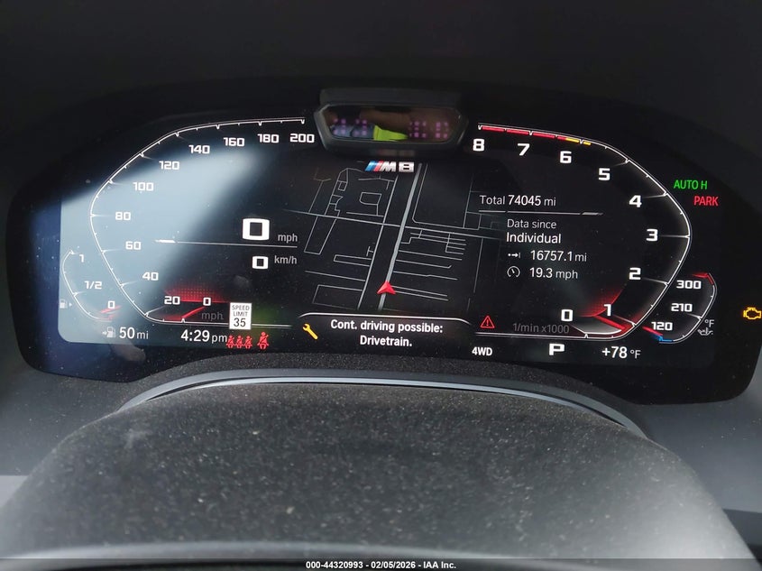 2020 BMW M8 Gran Coupe VIN: WBSGV0C05LCD80981 Lot: 44320993