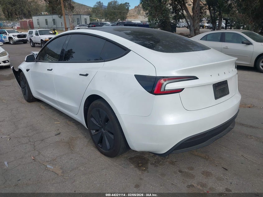 5YJ3E1EA8SF905502 2025 Tesla Model 3 Long Range Rear-Wheel Drive/Standard Rear-Wheel Drive white