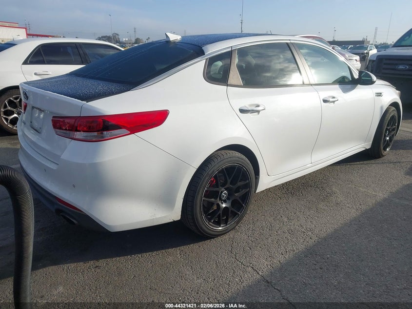 Vin: 5xxgt4l31jg182309, lot: 44817826, kia optima lx 20184