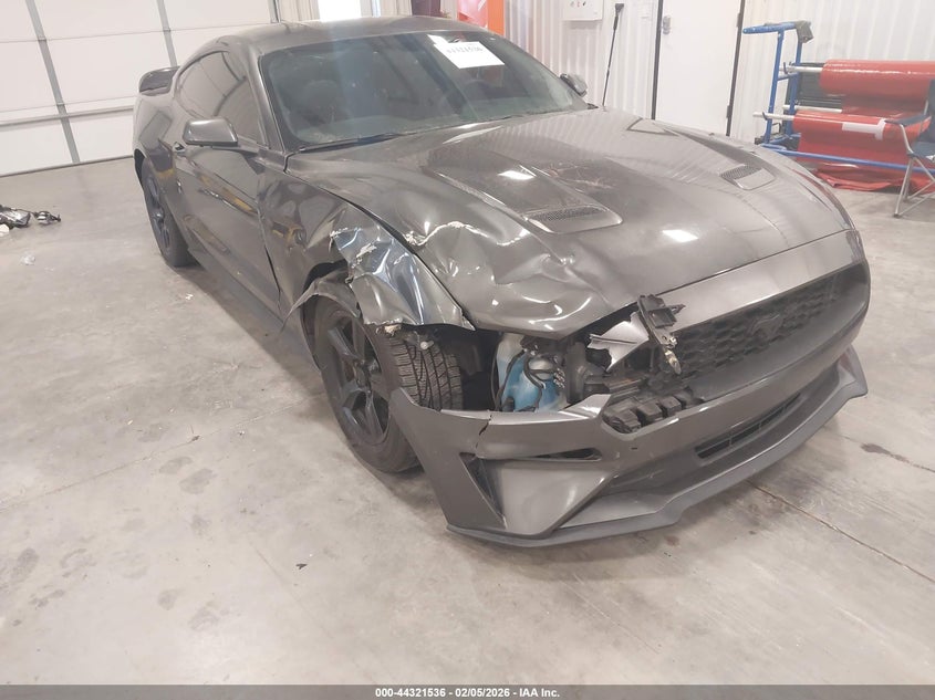 2018 Ford Mustang 2.3 Ecoboost grey Lot 111044321536 Vin 1FA6P8TH1J5116324