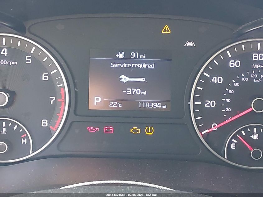 2019 Kia Optima Lx VIN: 5XXGT4L36KG357820 Lot: 44321583