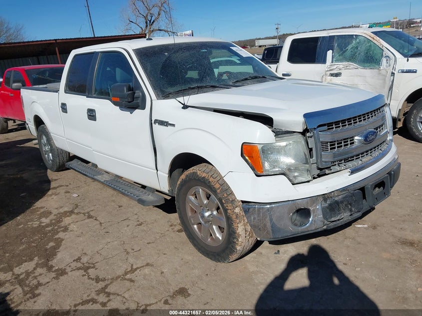 2013 Ford F-150 5.0 Xlt white Lot 111044321657 Vin 1FTFW1CF7DFC59019