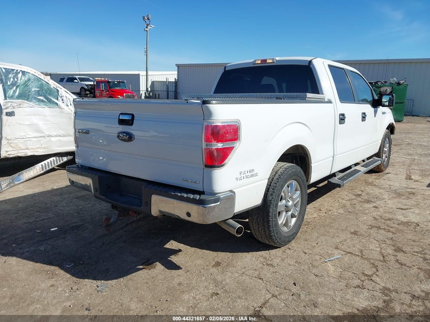 2013 Ford F-150 5.0 Xlt white Lot 111044321657 Vin 1FTFW1CF7DFC59019