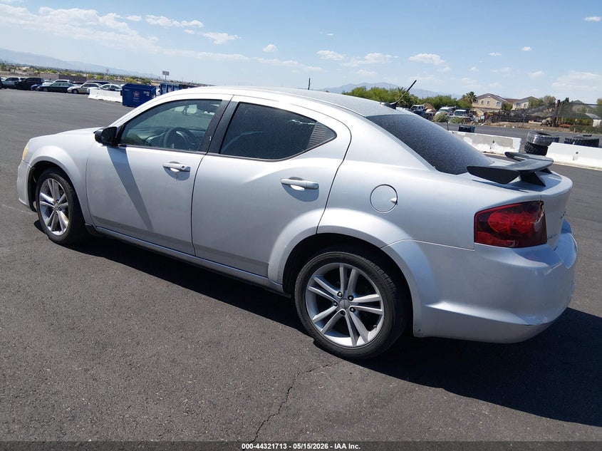 Vin: 1c3cdzab0cn237976, lot: 44818118, dodge avenger se 20123
