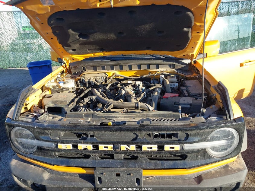 2022 Ford Bronco Outer Banks VIN: 1FMEE5BPXNLA74588 Lot: 44321742