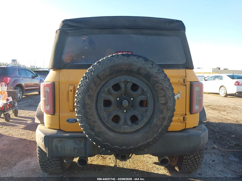 2022 Ford Bronco Outer Banks VIN: 1FMEE5BPXNLA74588 Lot: 44321742