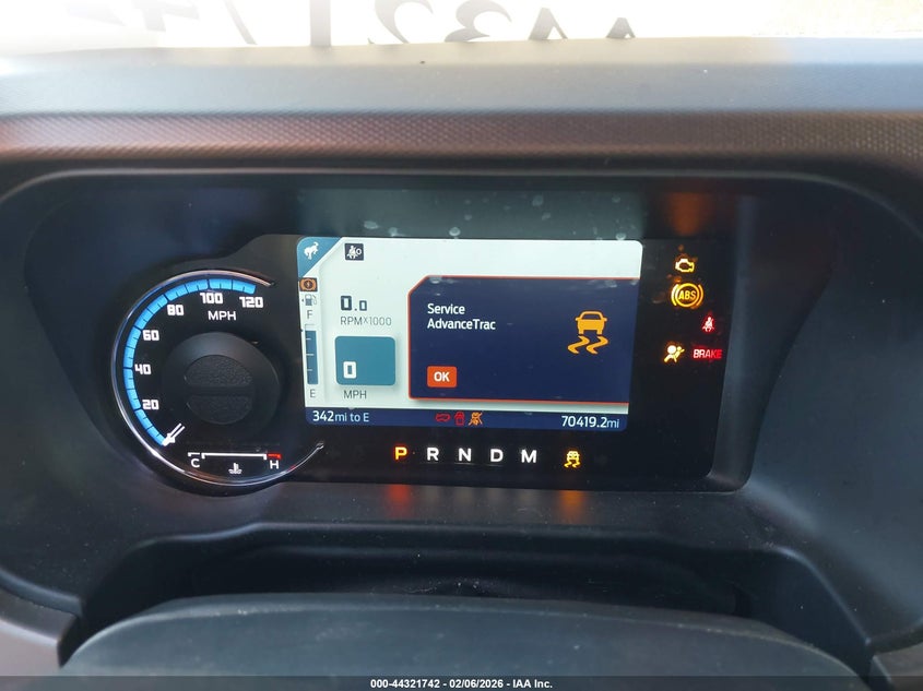 2022 Ford Bronco Outer Banks VIN: 1FMEE5BPXNLA74588 Lot: 44321742