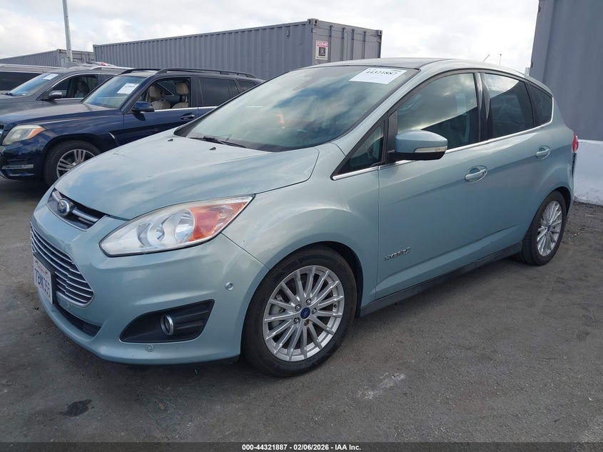 Vin: 1fadp5bu9dl544761, lot: 44818292, ford c-max hybrid sel 20132