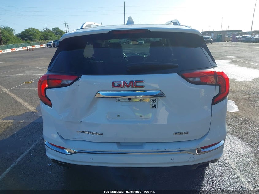 2018 GMC Terrain Denali VIN: 3GKALXEX0JL318686 Lot: 44322033