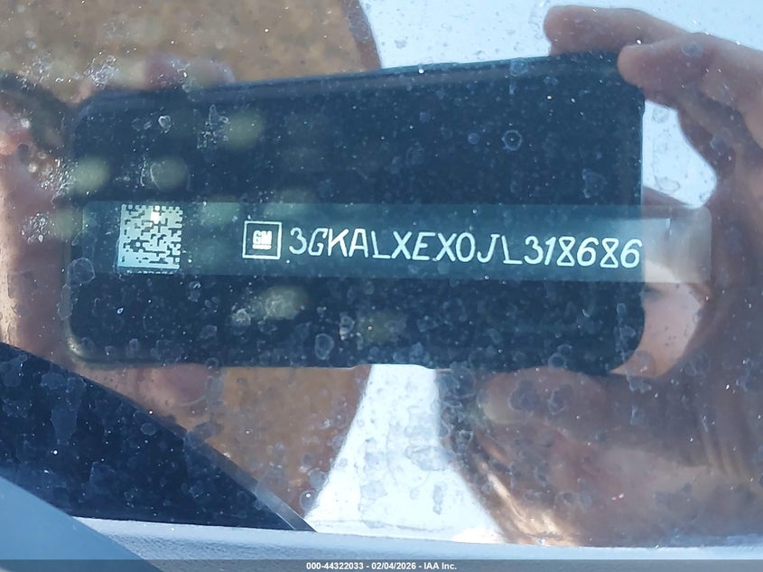 2018 GMC Terrain Denali VIN: 3GKALXEX0JL318686 Lot: 44322033