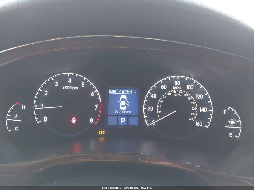 2011 Hyundai Genesis 3.8 VIN: KMHGC4DE4BU137176 Lot: 44322082