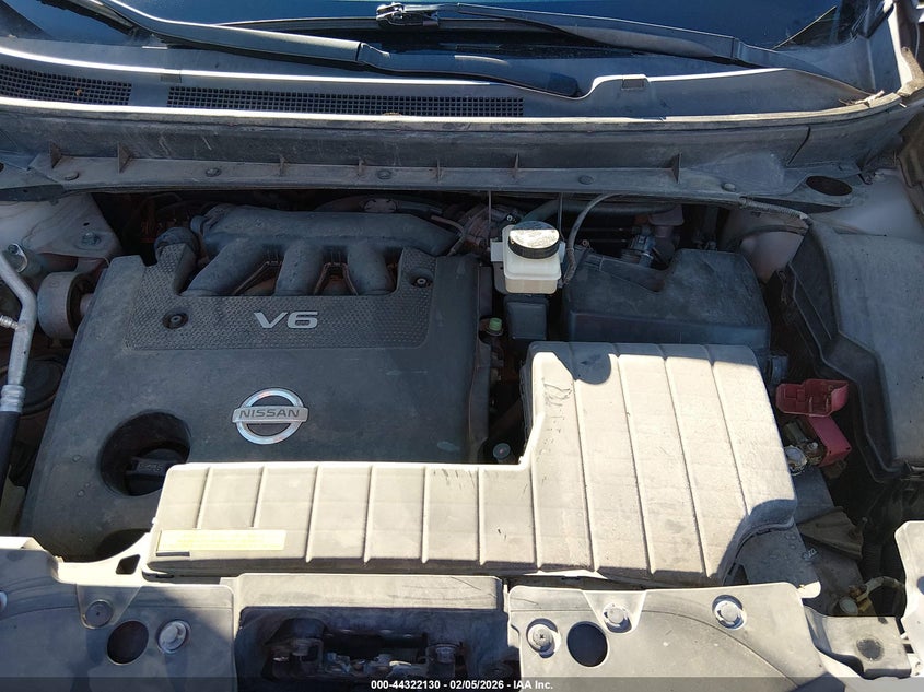 2010 Nissan Murano Sl VIN: JN8AZ1MU2AW005412 Lot: 44322130