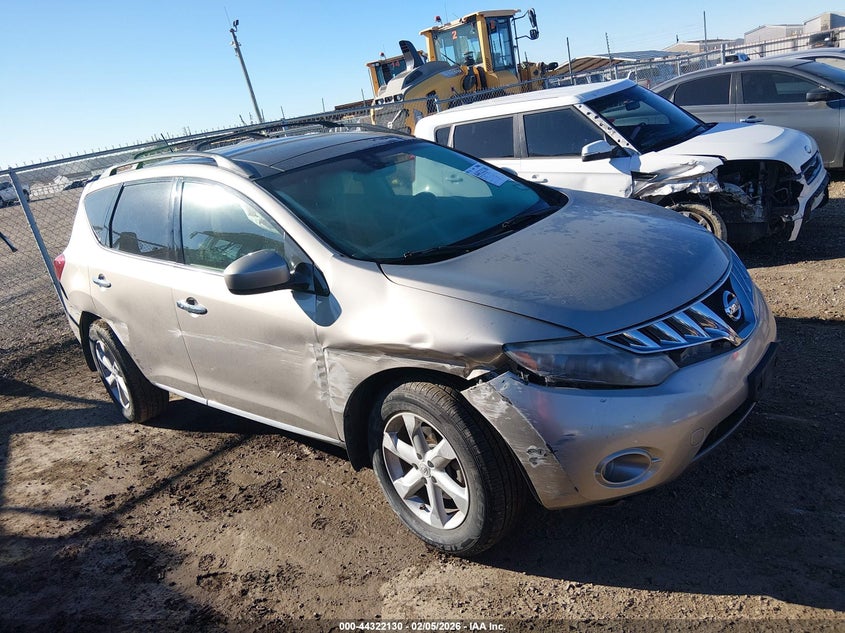 2010 Nissan Murano Sl VIN: JN8AZ1MU2AW005412 Lot: 44322130