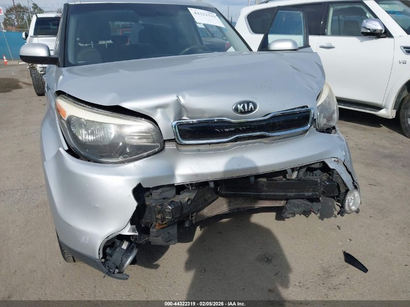 2016 Kia Soul + VIN: KNDJP3A56G7867559 Lot: 44322319