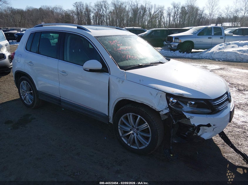 2013 Volkswagen Tiguan S/Se/Sel