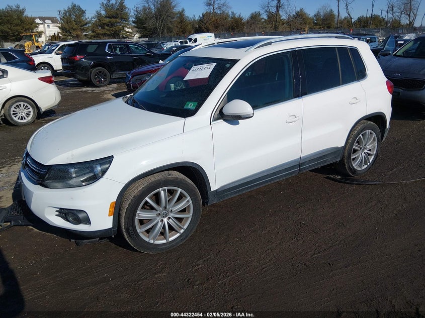 2013 Volkswagen Tiguan S/Se/Sel