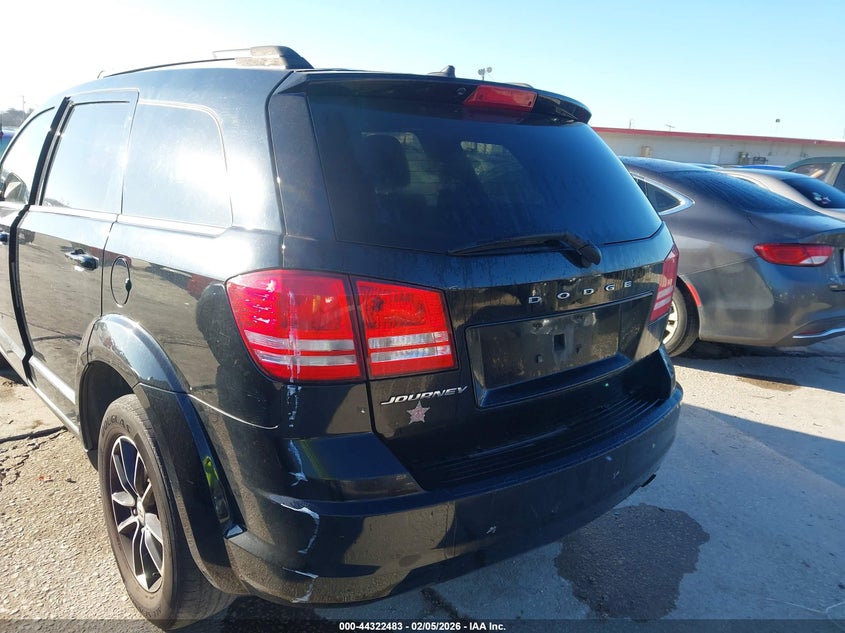 2018 Dodge Journey 2.4 Se black Lot 111044322483 Vin 3C4PDCAB6JT229727