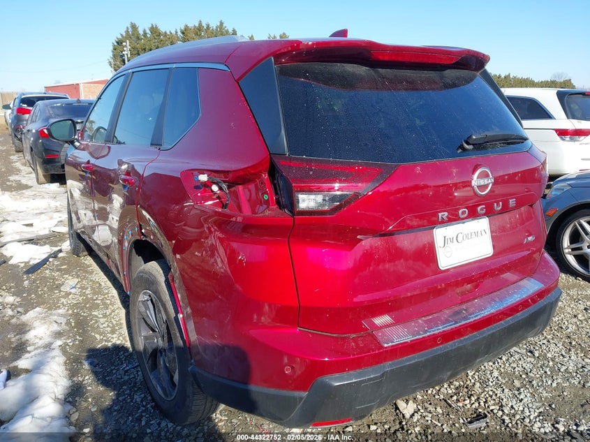 VIN JN8BT3BB6SW410435 2025 NISSAN ROGUE SV INTELLIGENT AWD